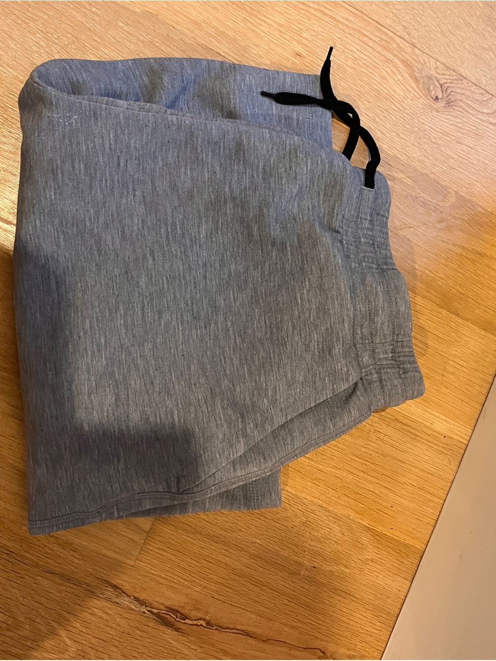 Gray Athletic Drawstring Shorts - Picture 3 of 4